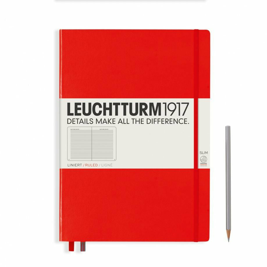 Notizbuch Master Slim (A4+), Hardcover, 123 nummerierte Seiten