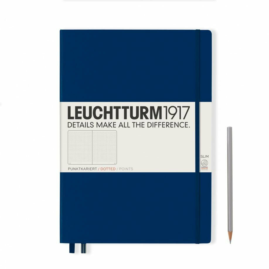 Notizbuch Master Slim (A4+), Hardcover, 123 nummerierte Seiten
