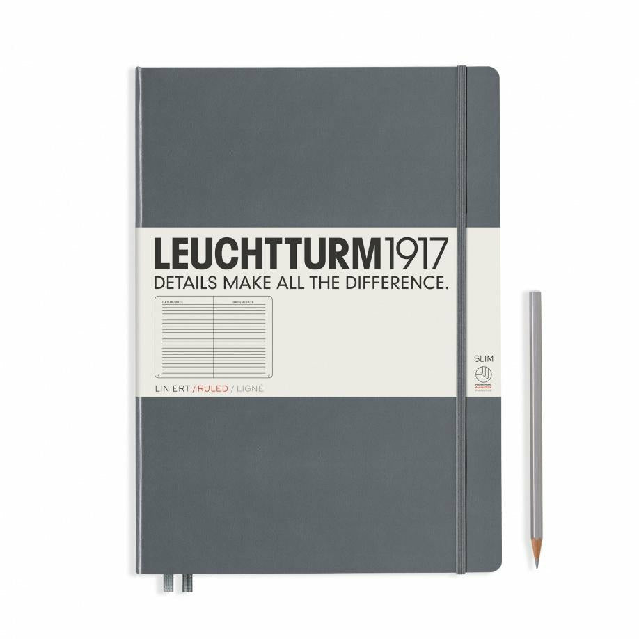 Notizbuch Master Slim (A4+), Hardcover, 123 nummerierte Seiten