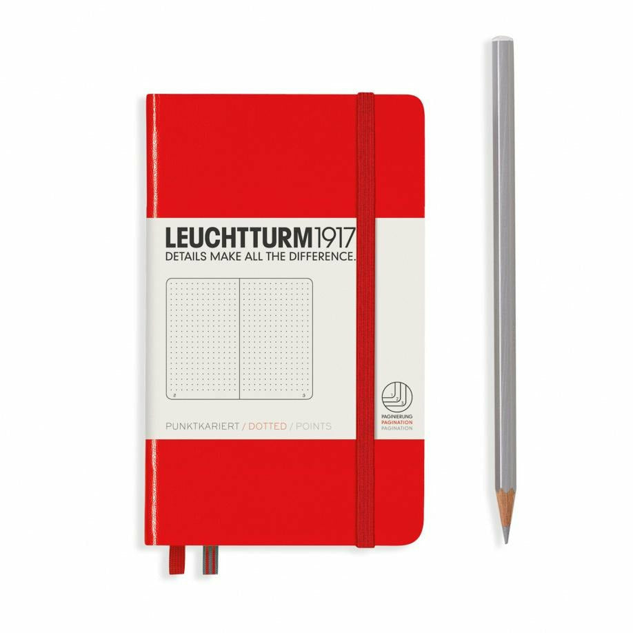 Notizbuch Pocket (A6), Hardcover, 187 nummerierte Seiten