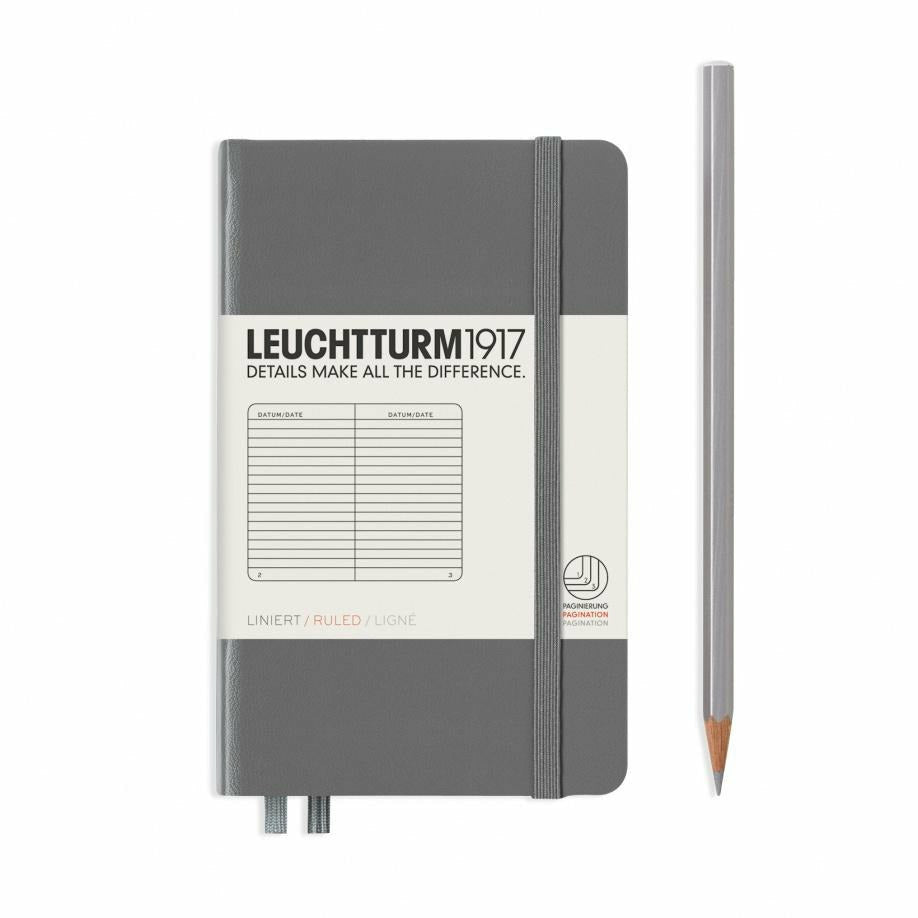 Notizbuch Pocket (A6), Hardcover, 187 nummerierte Seiten