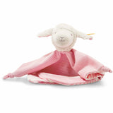 Liena Lamm 28 weiss/rosa Schmusetuch