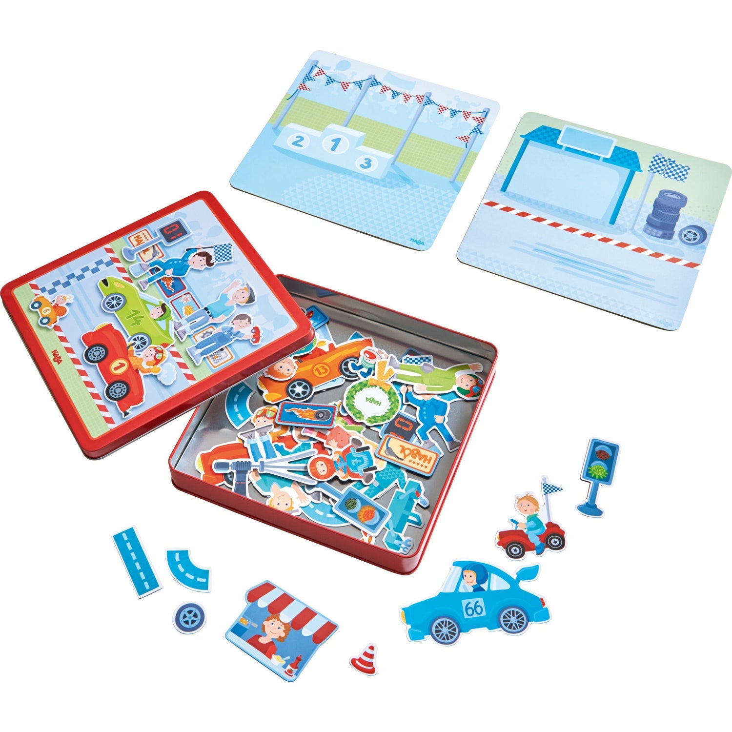 HABA | Magnetspiel-Box Flotte Flitzer