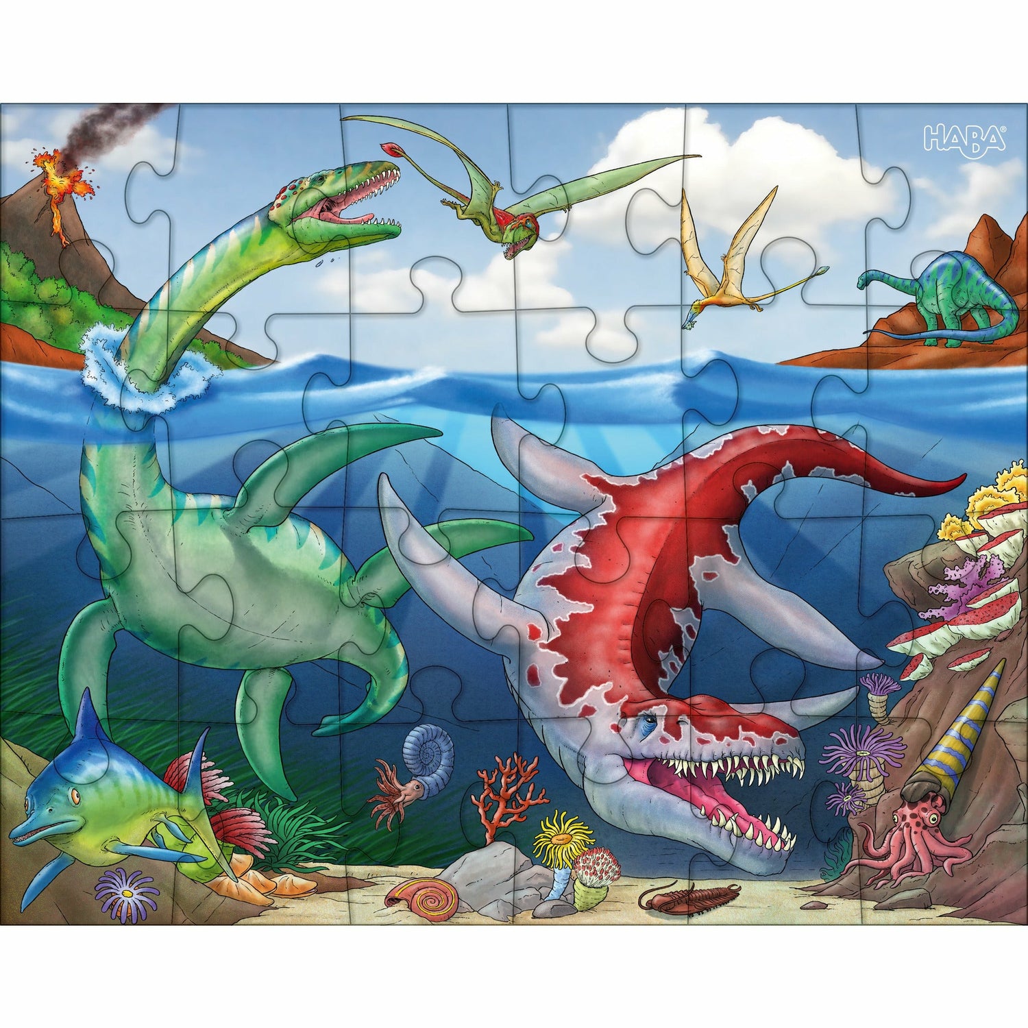 HABA | Puzzles Dinosaurier