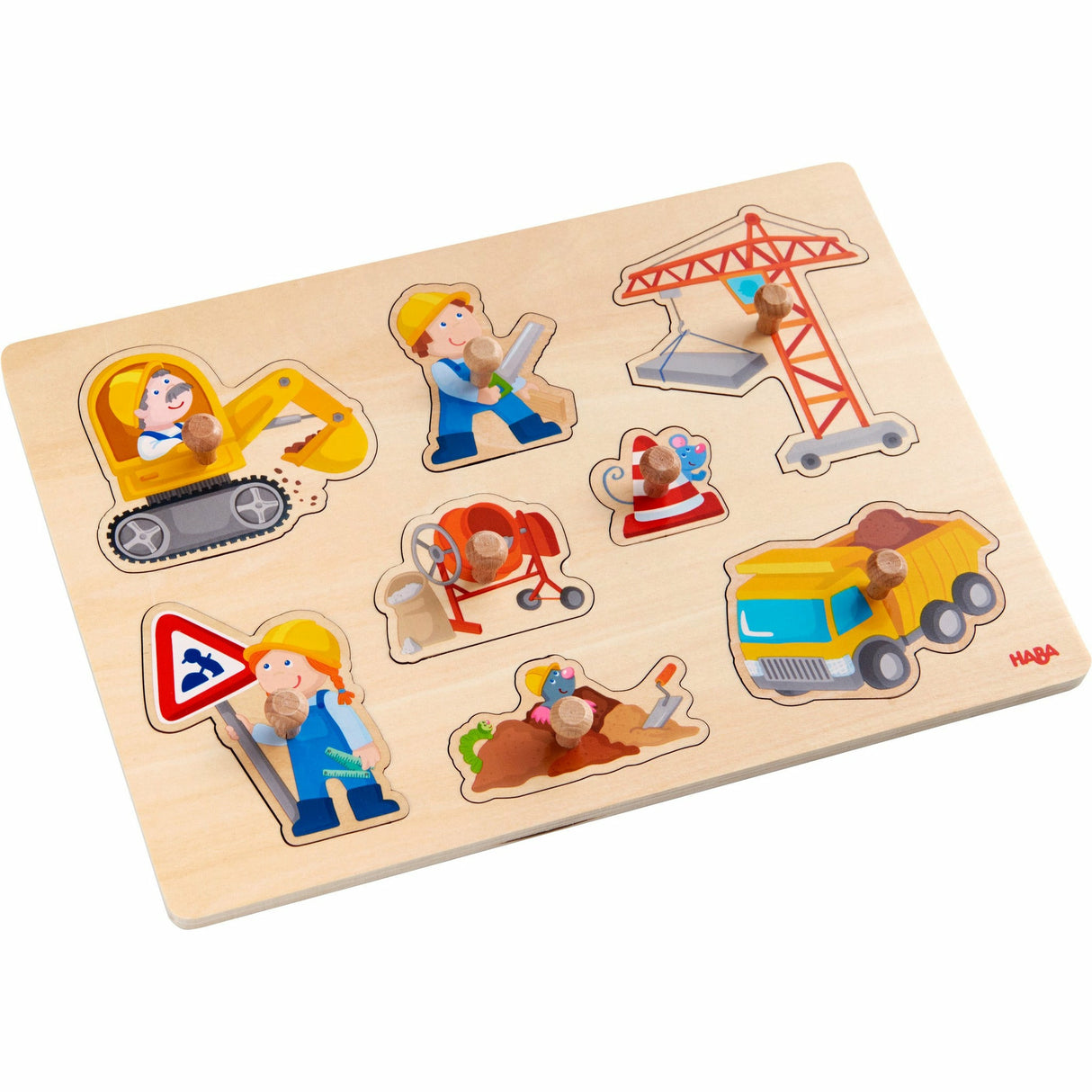 HABA | Greifpuzzle Baustellen-Welt