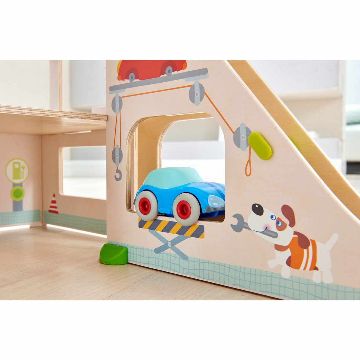 HABA | Kullerbü – Spielbahn Parkhaus (Karton beschädigt/verblichen)
