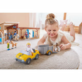 HABA | Little Friends – Tierarzt-Auto mit Anhänger