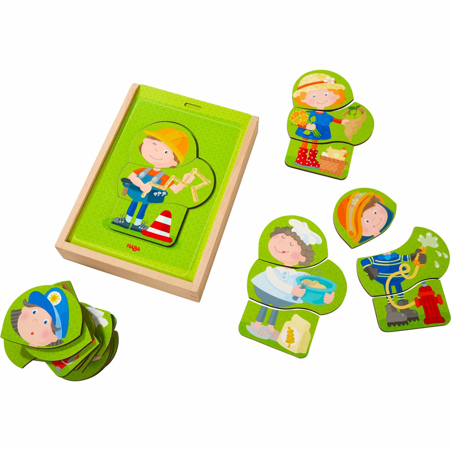 HABA | Holzpuzzle Bunter Berufe-Mix