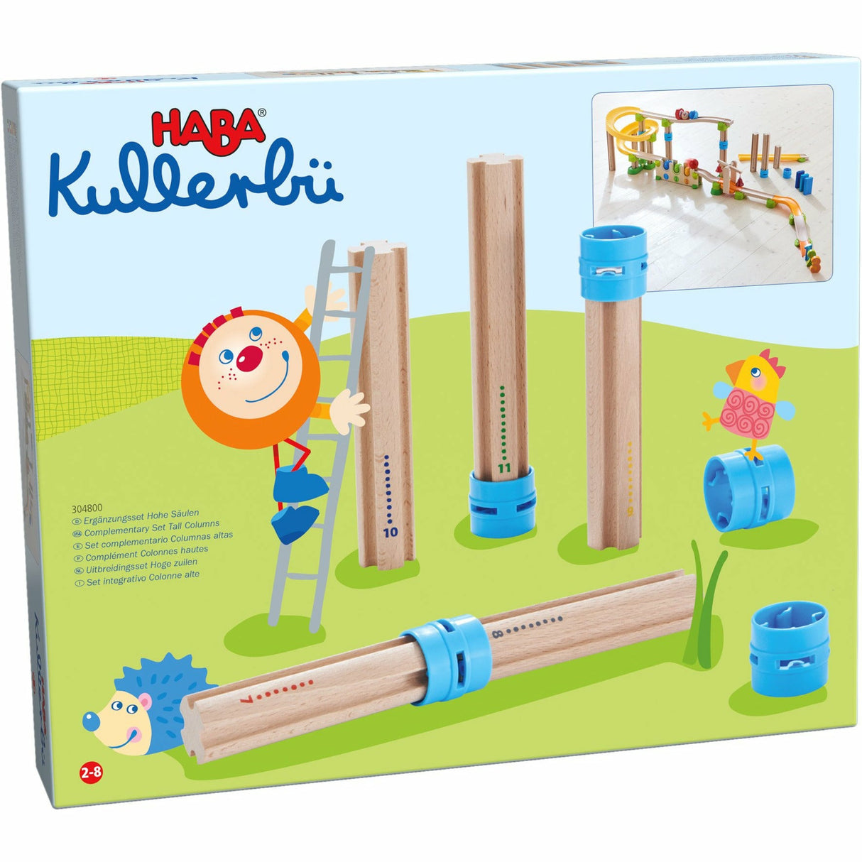 HABA | Kullerbü – Ergänzungsset Hohe Säulen