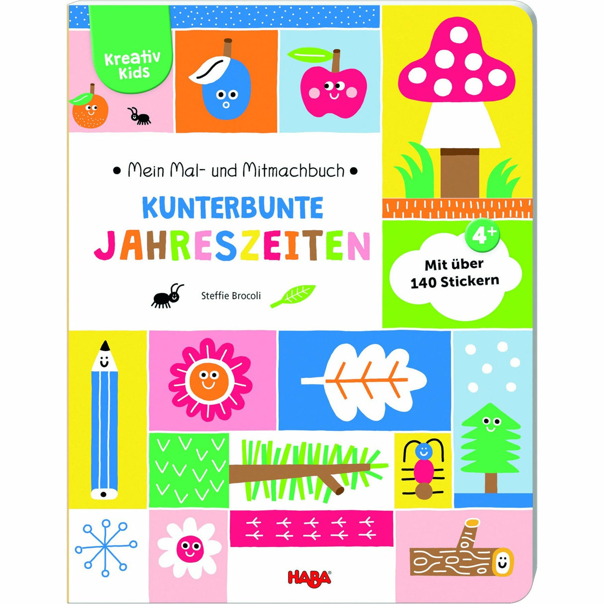 HABA | Kreativ Kids – Mein Mal- und Mitmachbuch Kunterbunte Jahreszeiten