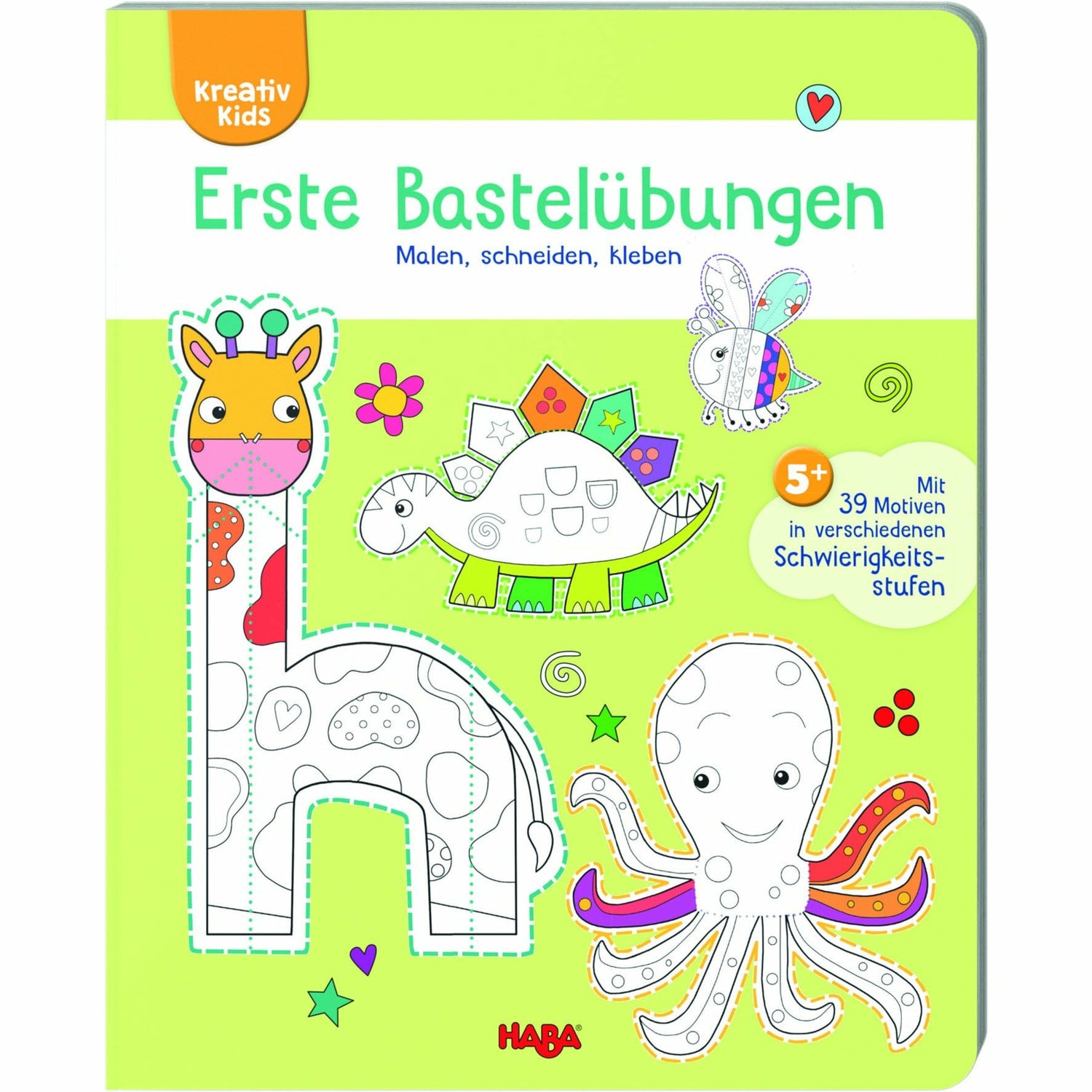 HABA | Kreativ Kids – Erste Bastelübungen Malen, schneiden, kleben