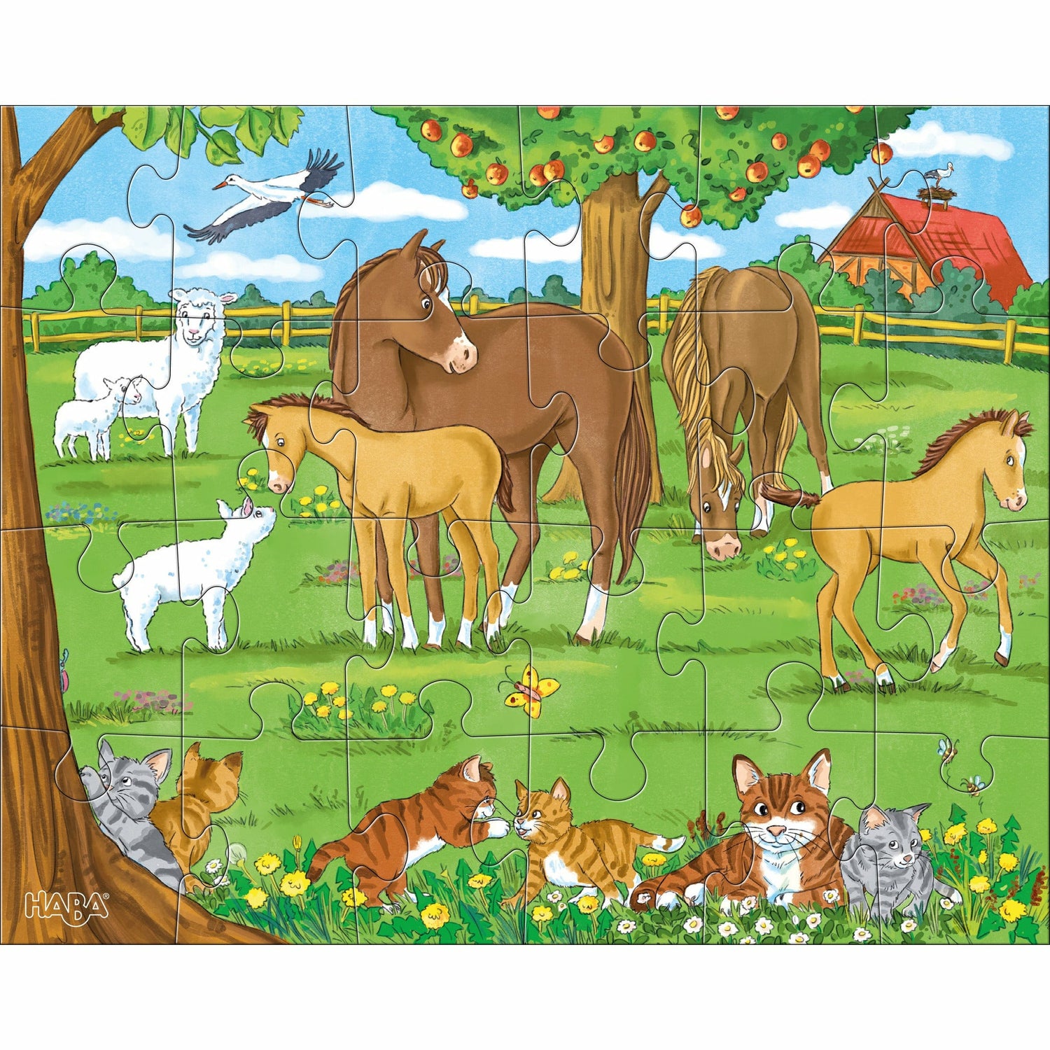 HABA | Puzzles Tierfamilien