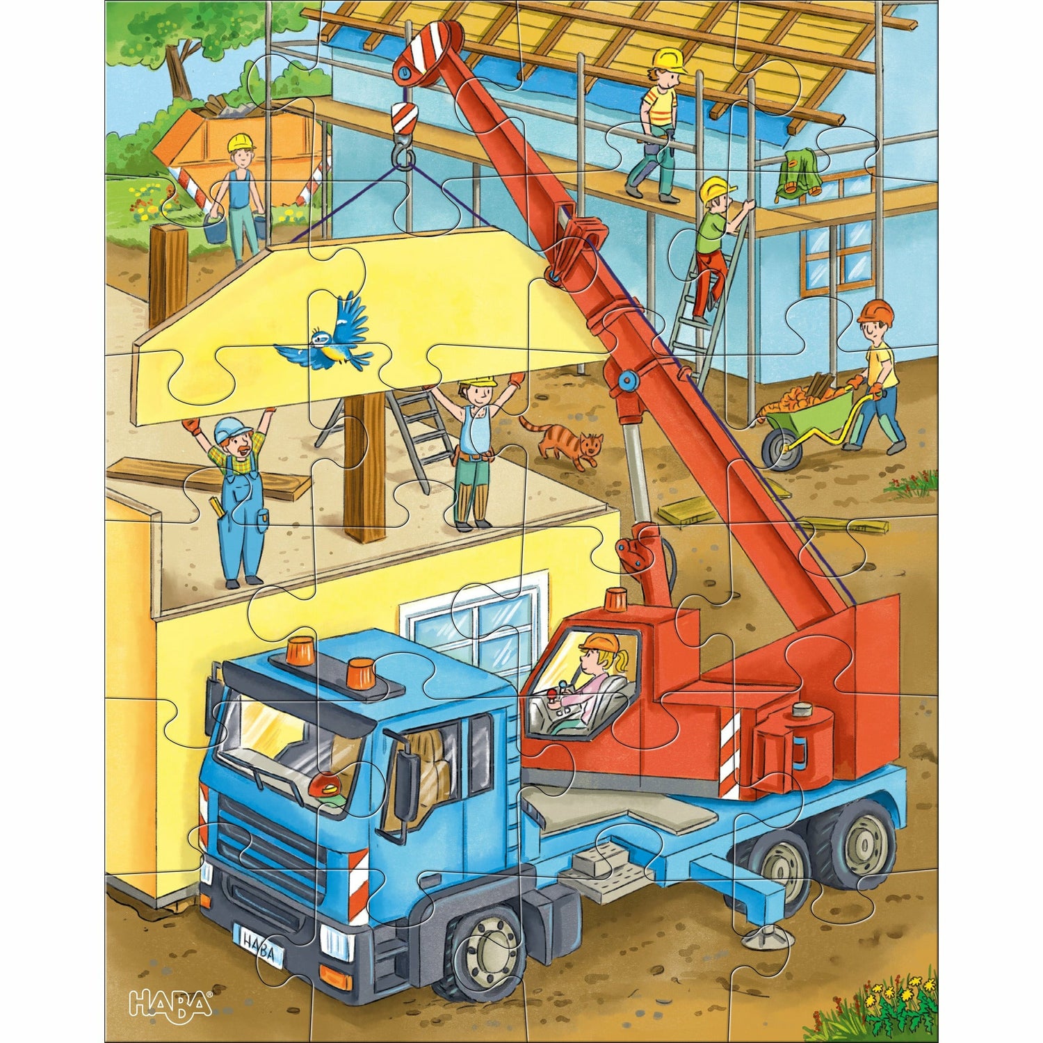 HABA | Puzzles Auf der Baustelle