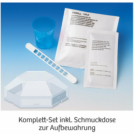 Blaue Kristalle selbst züchten
