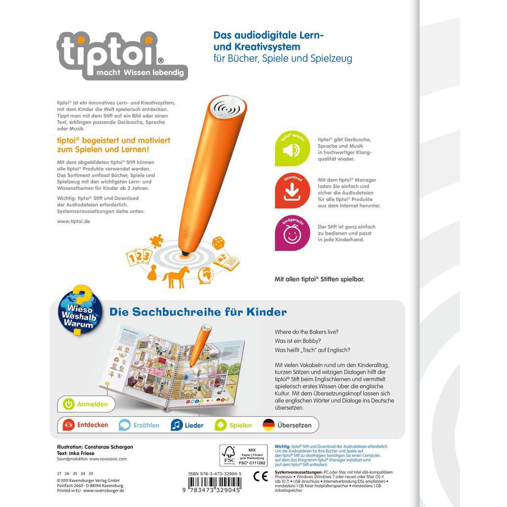 Ravensburger | tiptoi® Wieso? Weshalb? Warum? Wir lernen Englisch