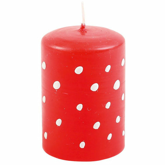 Ahrens | Lebenslicht rot mit weißen Punkten