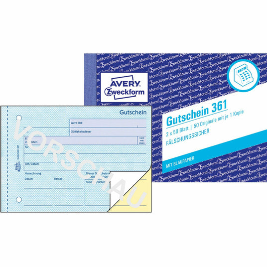 Avery-Zweckform | Gutschein | 361