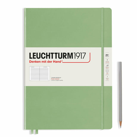 Notizbuch Master Slim (A4+), Hardcover, 123 nummerierte Seiten