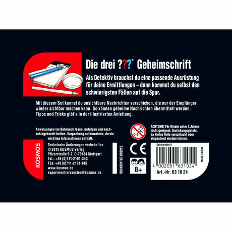 KOSMOS | Die drei ??? Geheimschrift (kleine Dose)