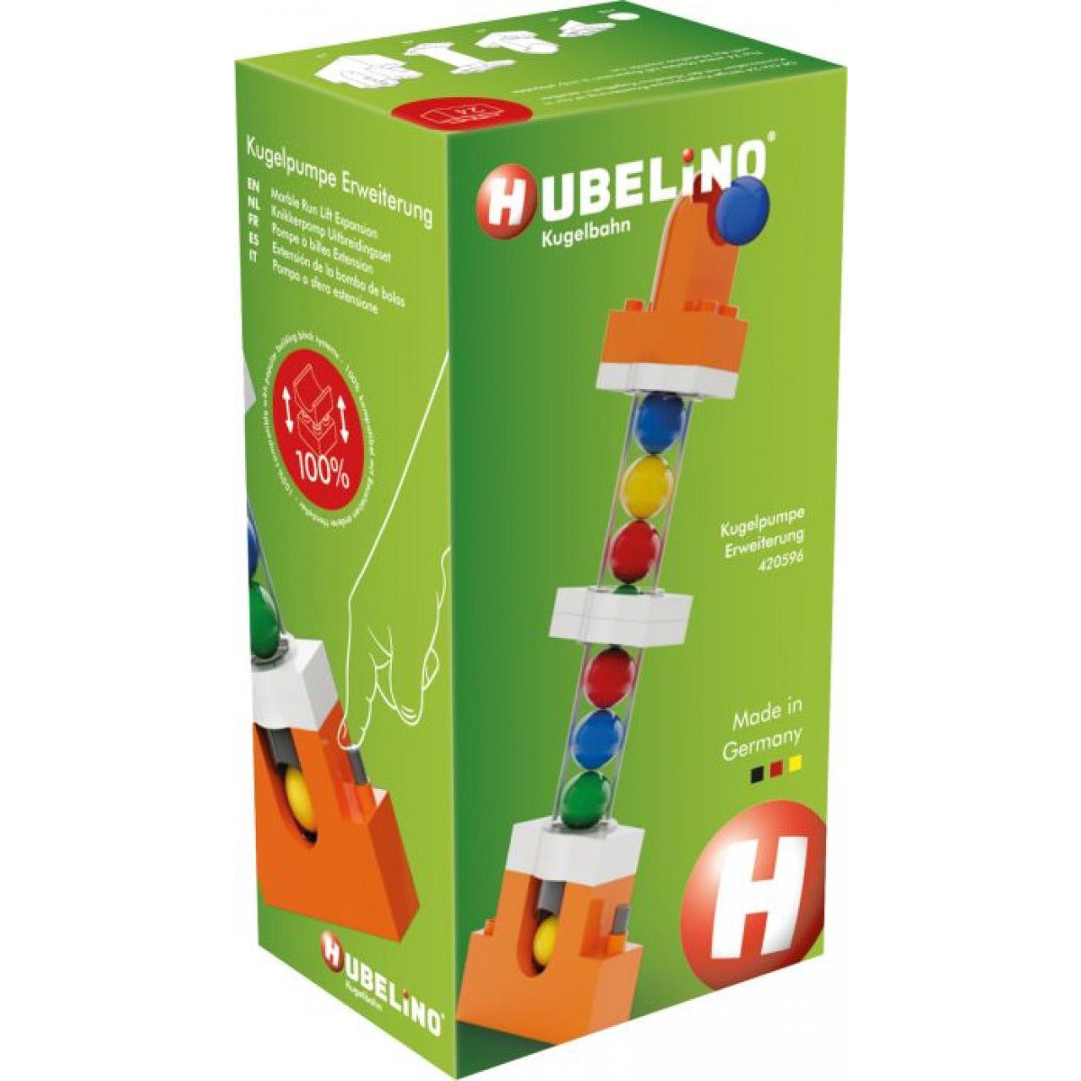 HUBELINO | Kugelbahn | Kugelpumpe-Erweiterung (24-teilig)