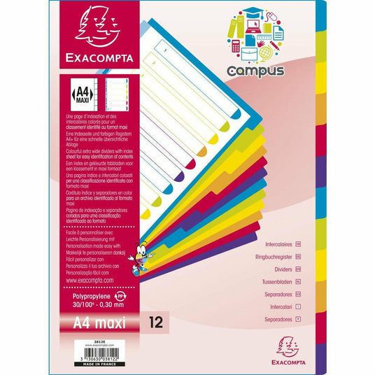 Campus Register A4+ PP 12tlg