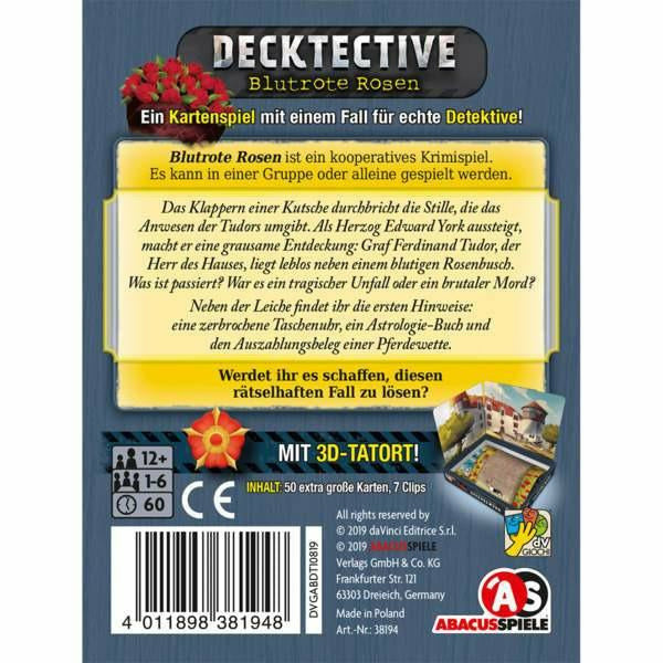 Abacusspiele | Decktective - Blutrote Rosen