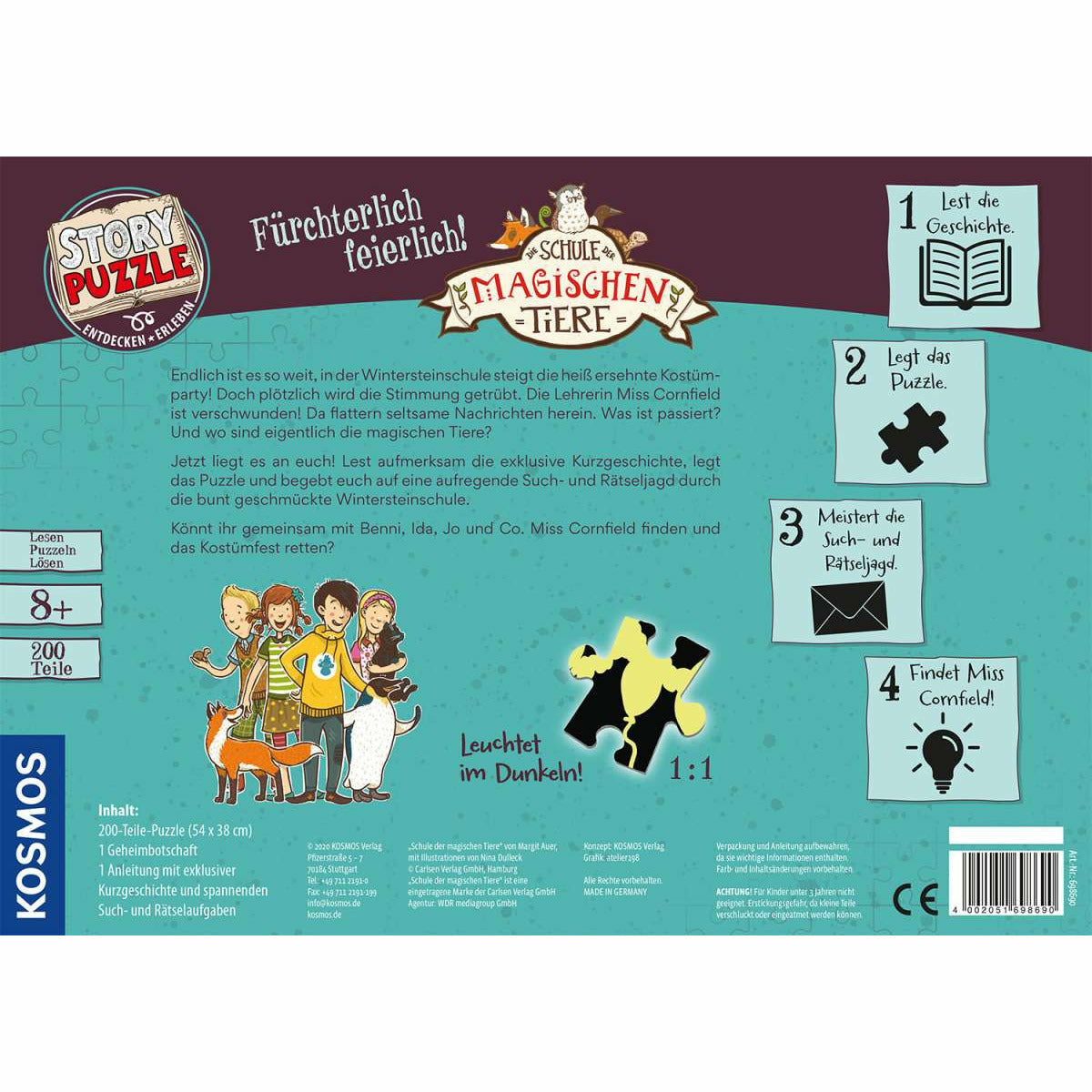 KOSMOS | Die Schule der magischen Tiere - Story Puzzle: Fürchterlich feierlich!