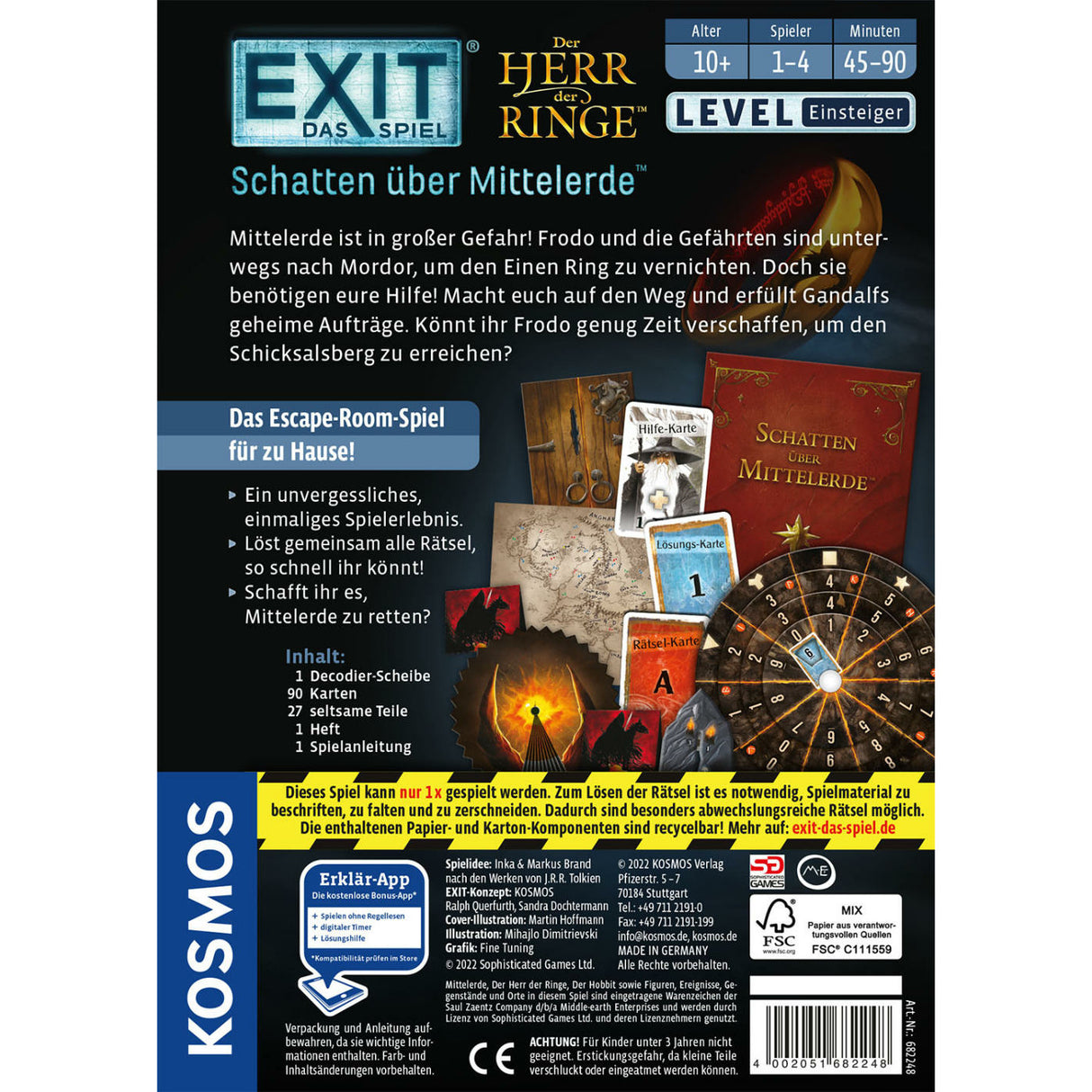 KOSMOS | EXIT® - Das Spiel: Schatten über Mittelerde™ (E)