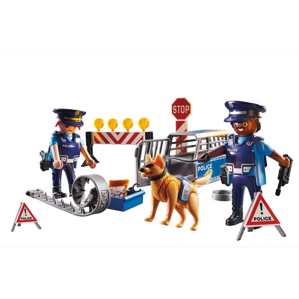 PLAYMOBIL 6878 Polizei-Straßensperre