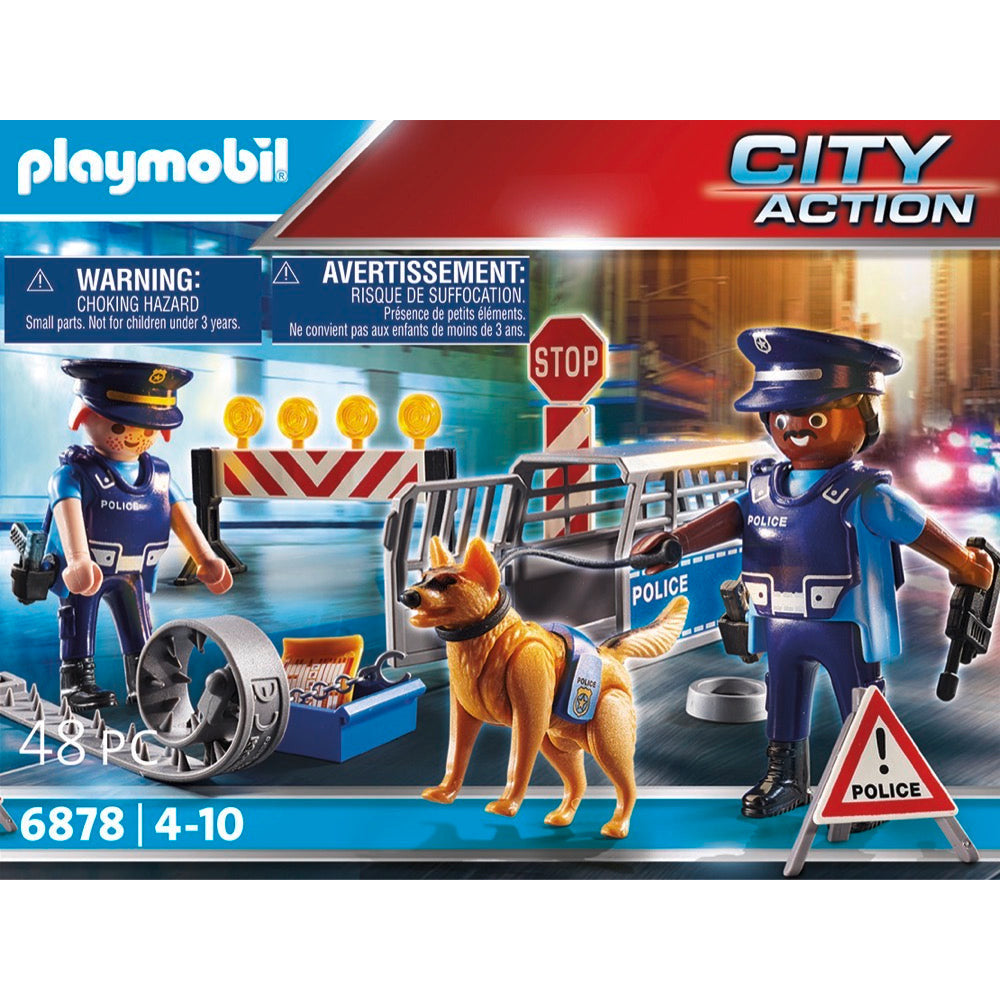 PLAYMOBIL 6878 Polizei-Straßensperre