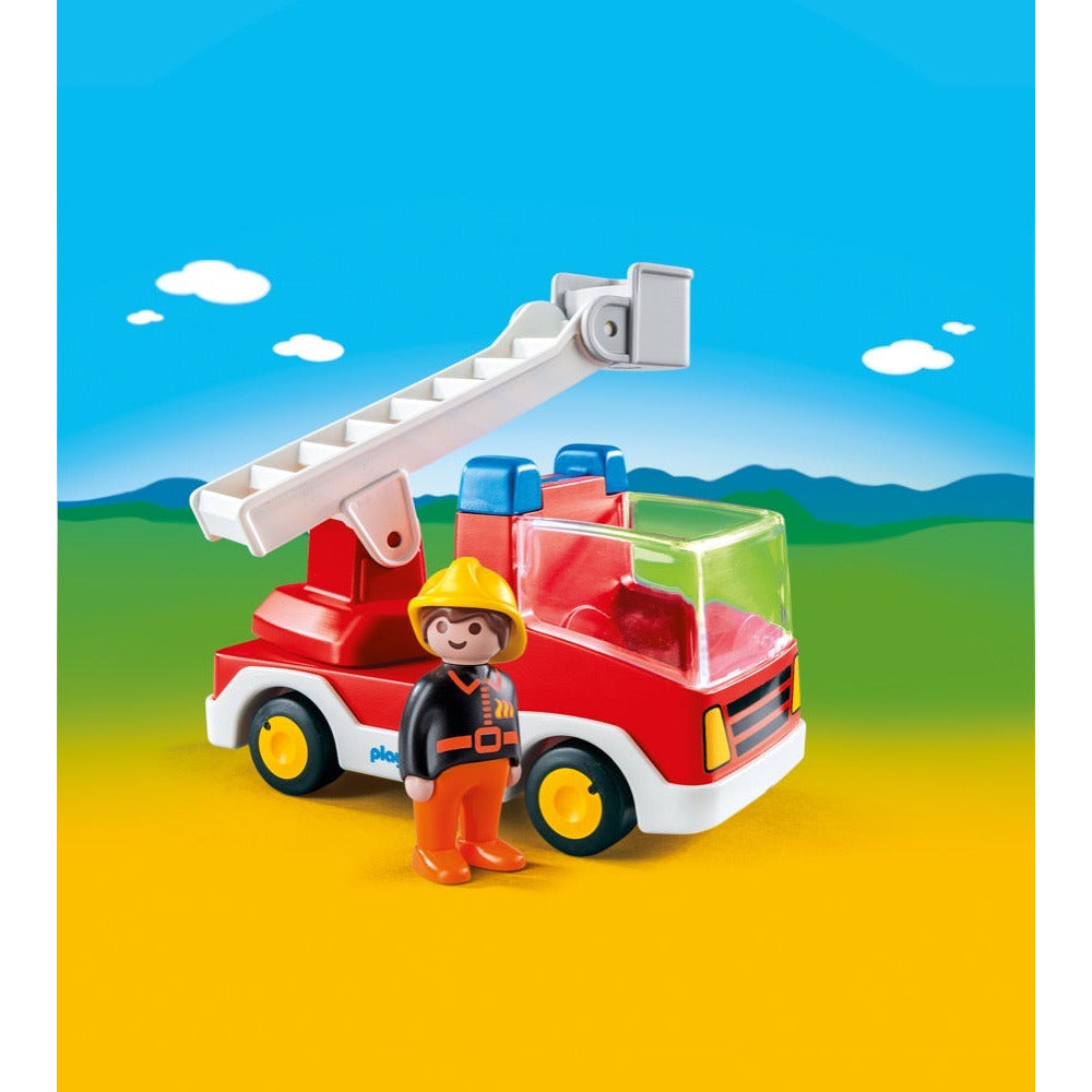 PLAYMOBIL 6967 Feuerwehrleiterfahrzeug