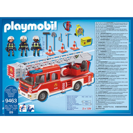 PLAYMOBIL 9463 Feuerwehr-Leiterfahrzeug