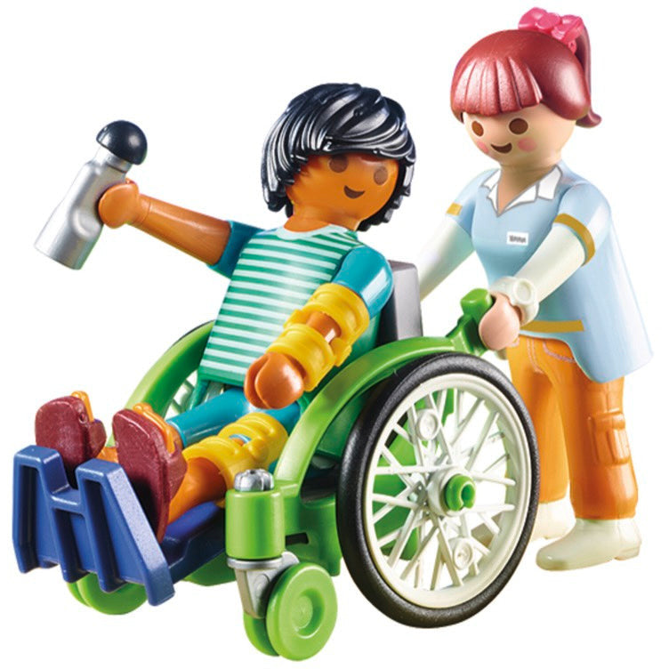 PLAYMOBIL 70193 Patient im Rollstuhl