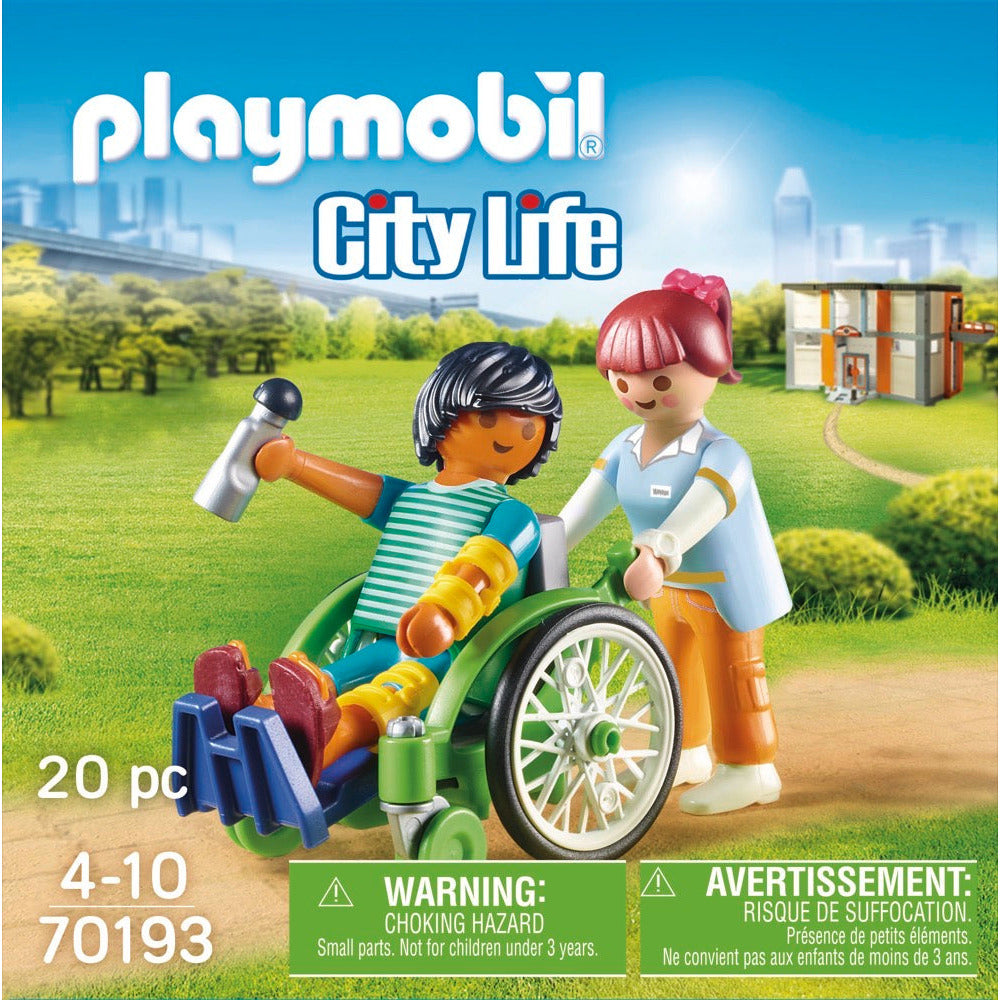 PLAYMOBIL 70193 Patient im Rollstuhl