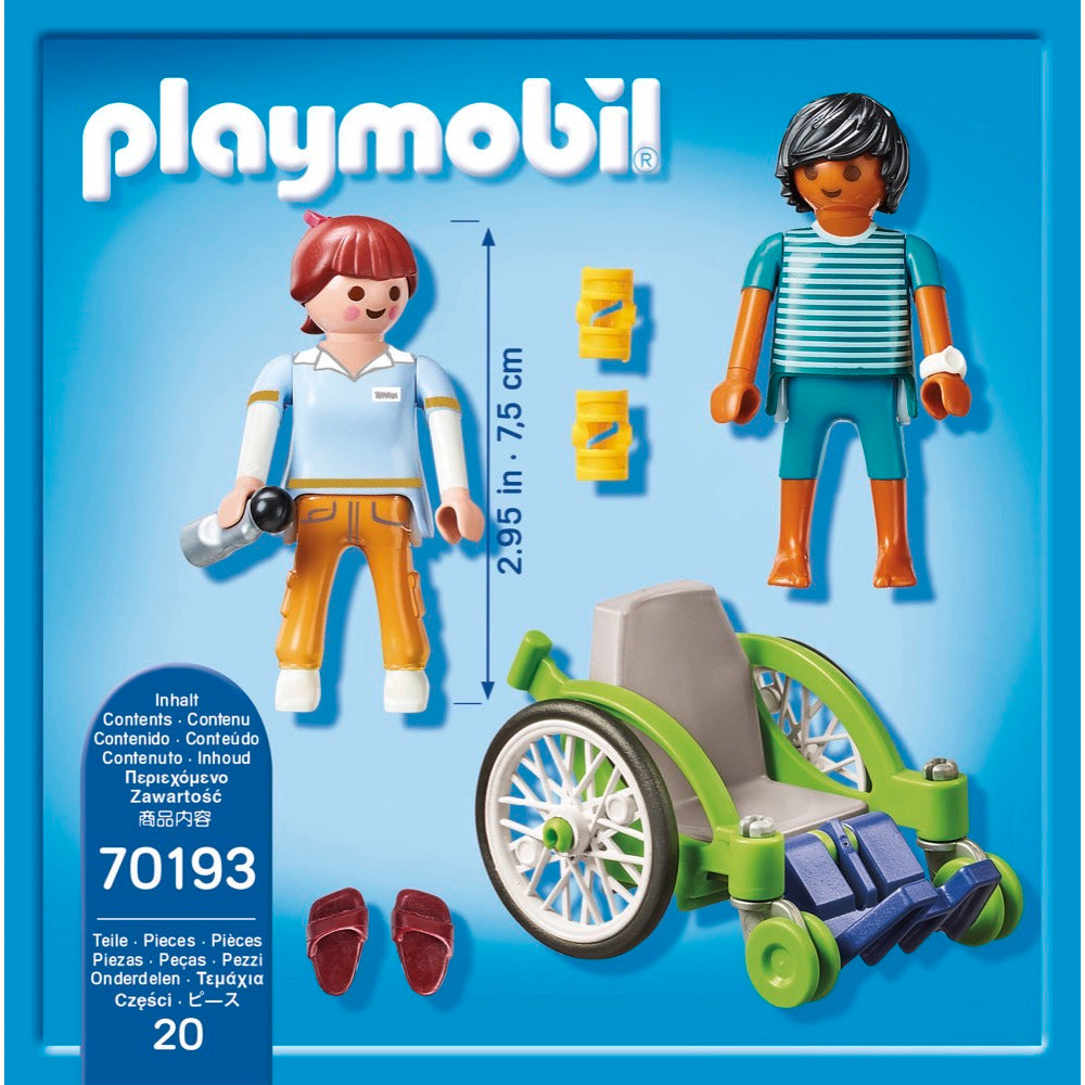 PLAYMOBIL 70193 Patient im Rollstuhl