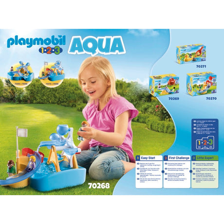 PLAYMOBIL 70268 Wasserrad mit Karussell