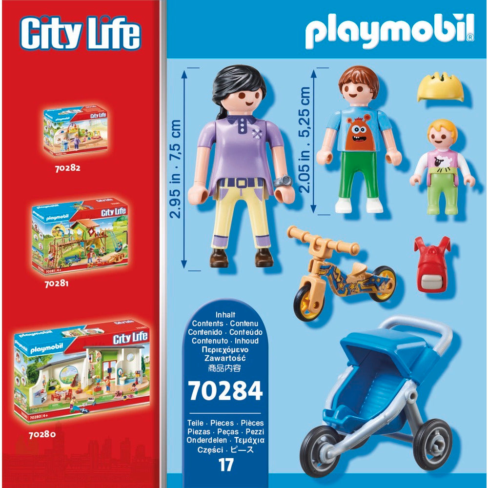 PLAYMOBIL 70284 Mama mit Kindern
