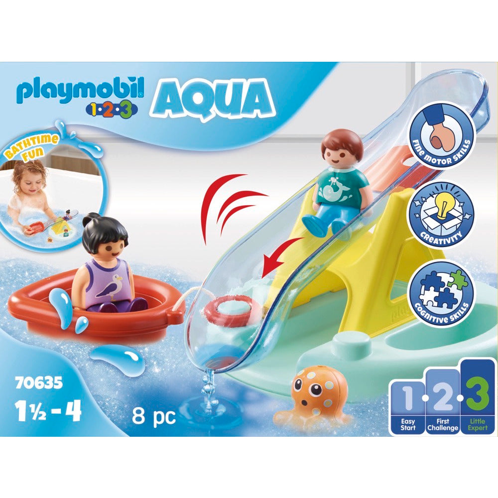 PLAYMOBIL 70635 Badeinsel mit Wasserrutsche