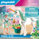 PLAYMOBIL 70655 Einhorn mit Fütter-Fee