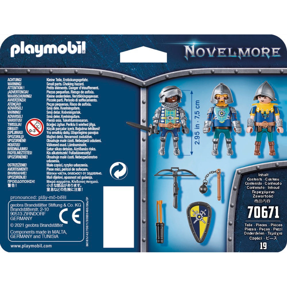 PLAYMOBIL 70671 3er Set Novelmore Ritter