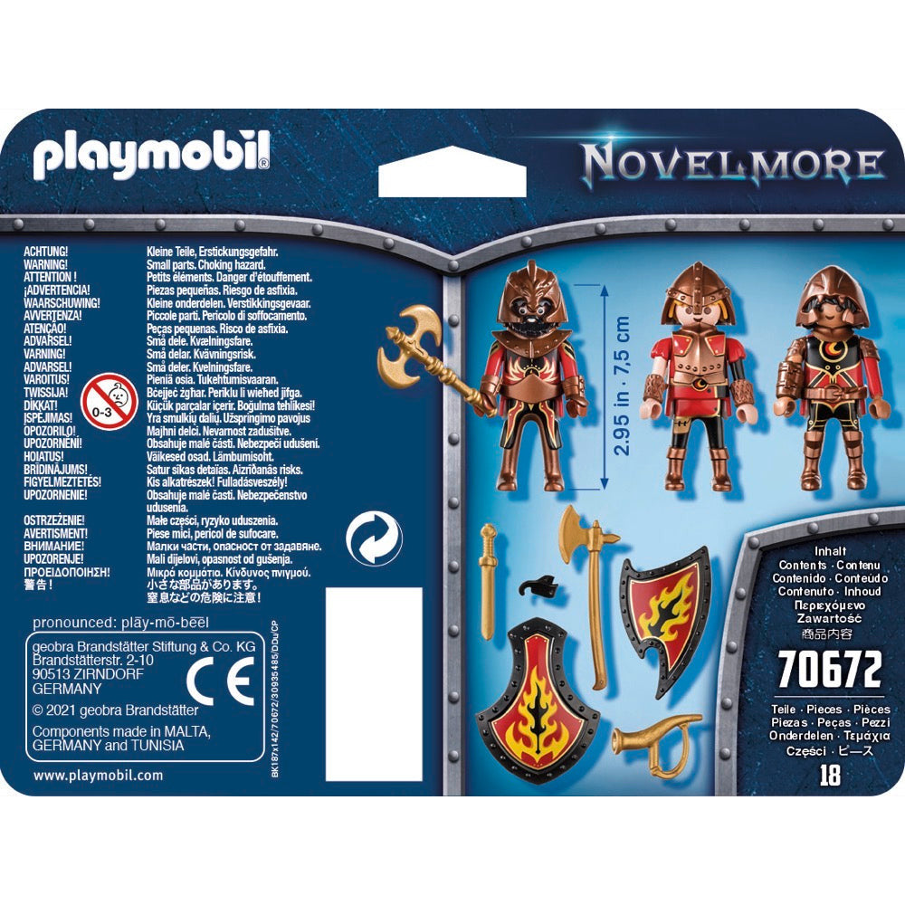 PLAYMOBIL 70672 3er Set Burnham Raiders