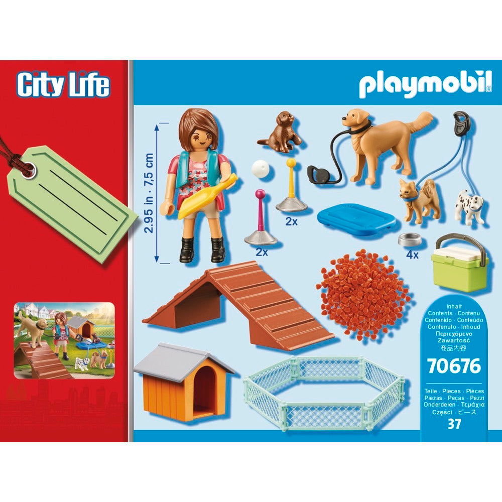 PLAYMOBIL 70676 Geschenkset 'Hundetrainerin'