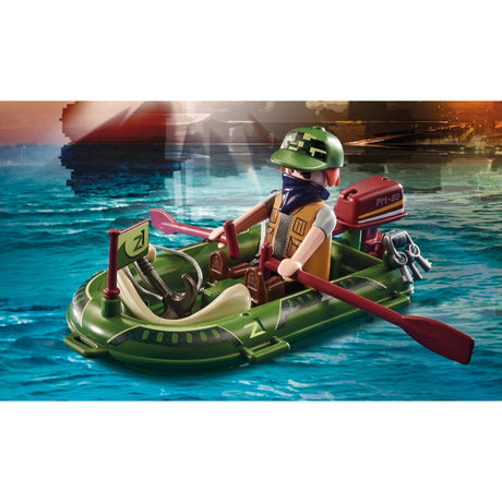 PLAYMOBIL 70779 Polizei-Wasserflugzeug: Schmuggler-Verfolgung