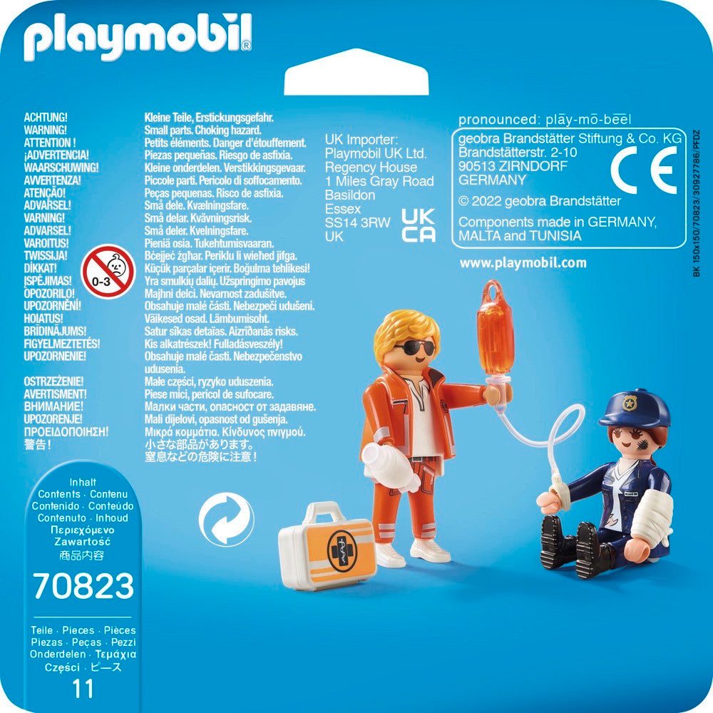 PLAYMOBIL 70823 DuoPack Notarzt und Polizistin