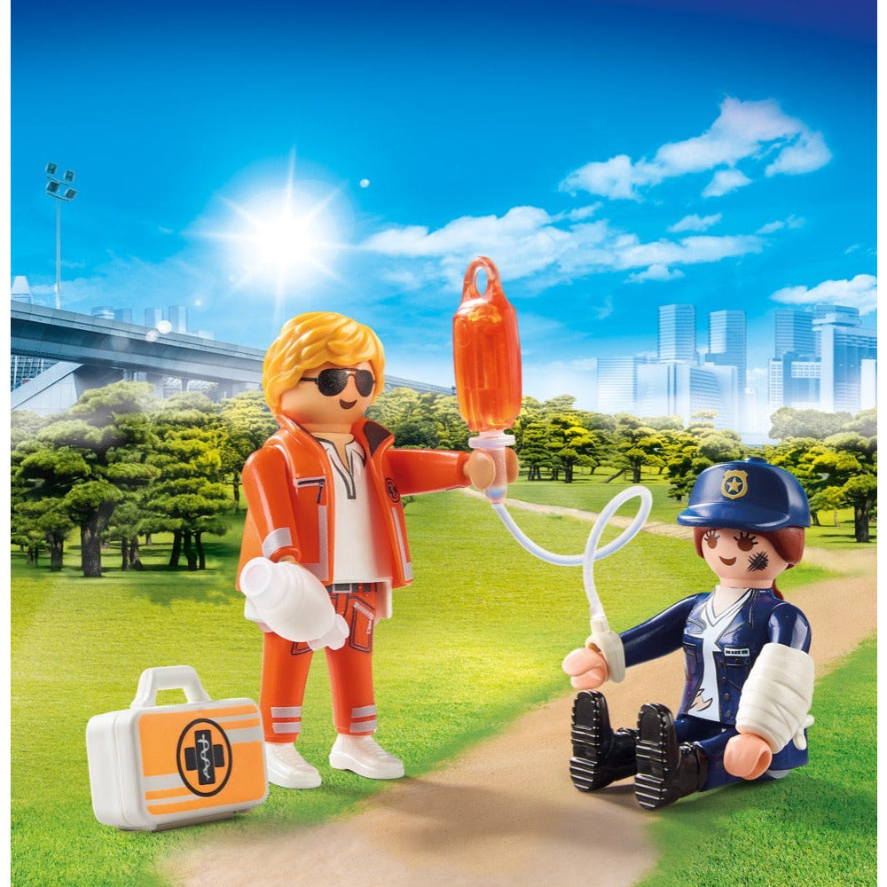 PLAYMOBIL 70823 DuoPack Notarzt und Polizistin