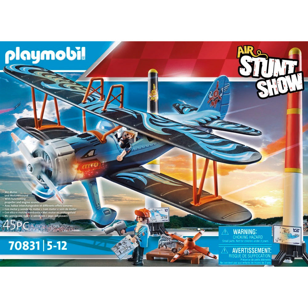 PLAYMOBIL 70831 Air Stuntshow Doppeldecker "Phönix"