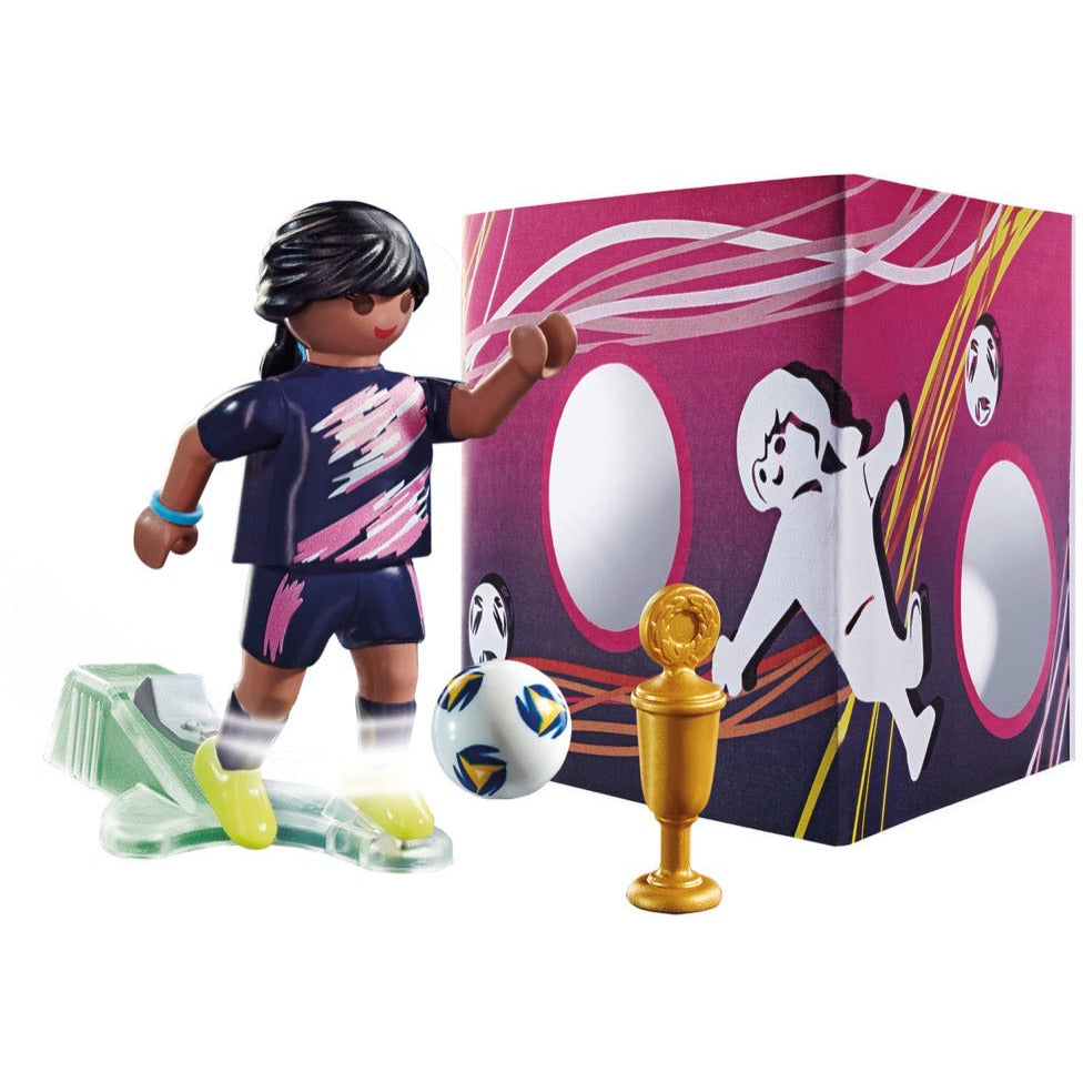 PLAYMOBIL 70875 Fußballerin mit Torwand