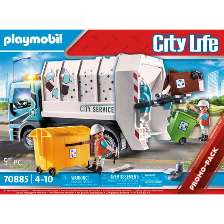 PLAYMOBIL 70885 Müllfahrzeug mit Blinklicht