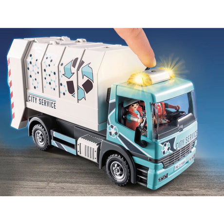 PLAYMOBIL 70885 Müllfahrzeug mit Blinklicht
