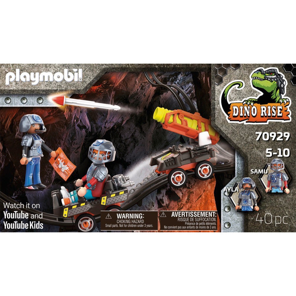 PLAYMOBIL 70929 Dino Mine Raketenkart